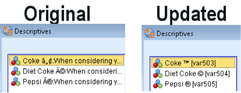 Alchemer Blog: SPSS Variable and Value Labels - Example of SPSS 1.