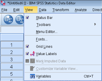 Alchemer Blog: SPSS Variable and Value Labels - SPSS Data Editor example 1.