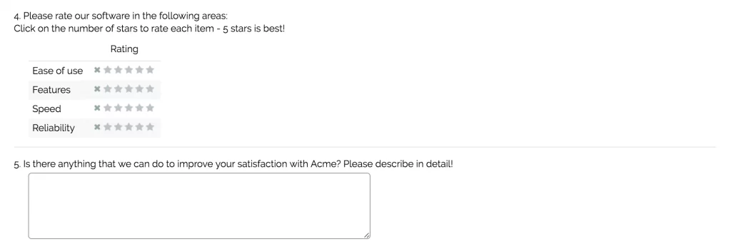 Alchemer. Sample Survey Questions Customer Service 2